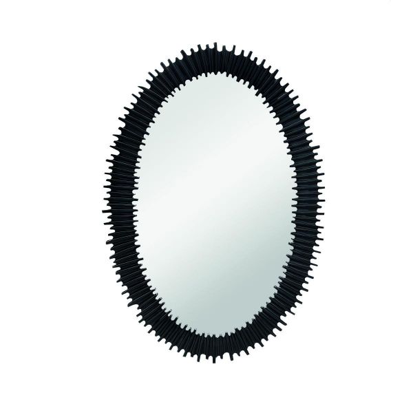 Picture of Mirror 01d003, oval, wall mounted, black
