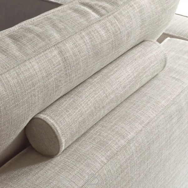 Picture of Corner sofa des00073 zenit, desiree, dimensions 347x157cm, sx, black polypropylene feet, upholstered moleskin 18 natur cat.g