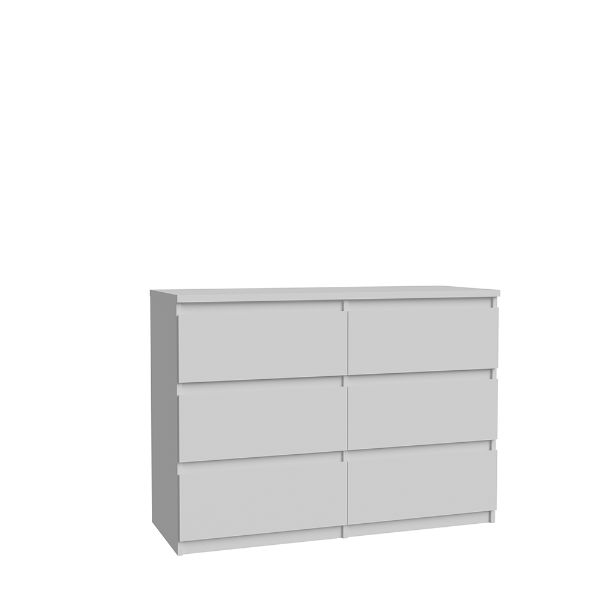 Picture of Chest drawer chlk24-u42 chest, forte, dimensions 110x80x42cm, white