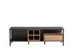 Picture of Tv stand opnt141-c990 opener, forte, dimensions 150x48x42cm, black/oak