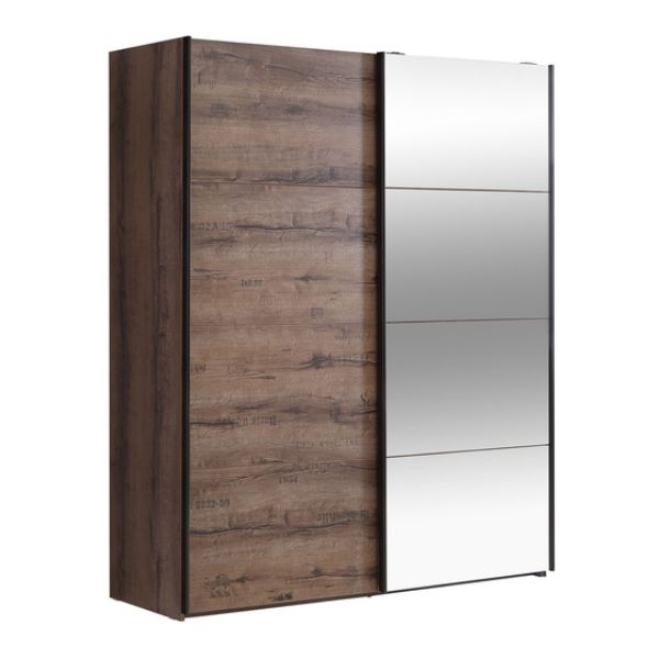 Picture of Wardrobe jcks124e2 -n09t jacky, forte, dimensions 270x210x61cm, brown/black