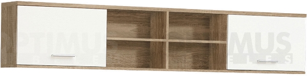 Picture of Shelf lph01-q36f lupo, forte, dimensions 206x39x25, white oak