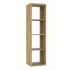 Picture of Bookcase mxxr411-d78 mauro, forte, dimensions 141x38x33cm, oak