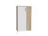 Picture of Shoe cabinet bts321-p79f, forte, dimensions 120x69x35cm, white/oak