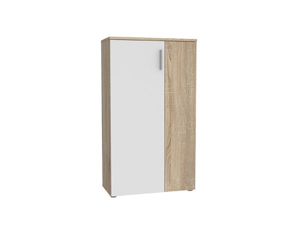 Picture of Shoe cabinet bts321-p79f, forte, dimensions 120x69x35cm, white/oak