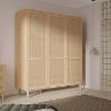 Picture of Wardrobe cqss932-d95d calasetta, forte, dimensions 208.1x164.8x52.1cm, elegancia oak