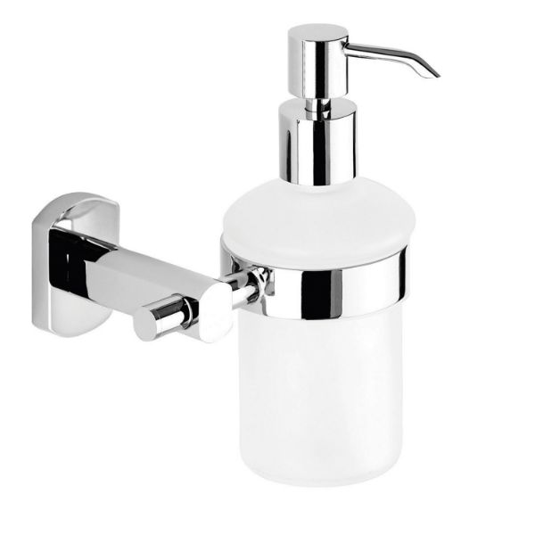 Picture of Soap dispenser ep811300101 g-edera plus, gedy, crystal, wall mounted, cromato