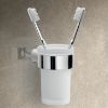 Picture of Glass toothbrush holder  pi101300100 pirenei, gedy, wall mounted, cromato