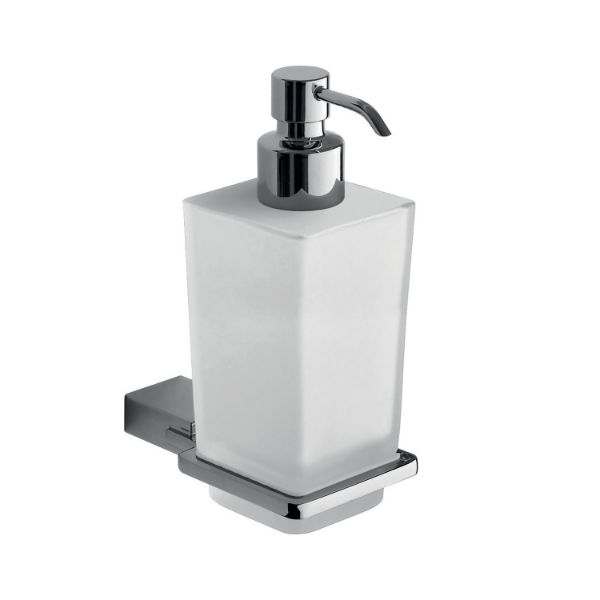 Picture of Soap dispenser 38811300200 kansas, gedy, crystal, wall mounted, cromato