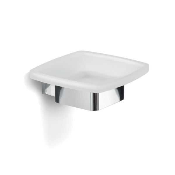 Picture of Soap dish 54511300000 lounge, gedy, crystal, wall mounted, chrome