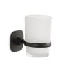 Picture of Glass toothbrush holder te101400101 teide, gedy, crystal, wall mounted,   black
