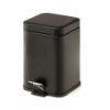 Picture of Waste bin 23091400000 argenta, gedy, square, capacity of 5l, black 