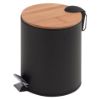 Picture of Waste bin 14094100000 kenta, gedy, round, capacity of 5l, black 
