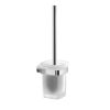Picture of Toilet brush holder st331300003 stelvio, gedy, crystal, wall mounted, chrome