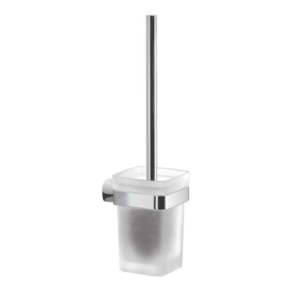 Picture of Toilet brush holder st331300003 stelvio, gedy, crystal, wall mounted, chrome