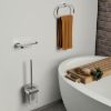 Picture of Toilet brush holder st331300003 stelvio, gedy, crystal, wall mounted, chrome