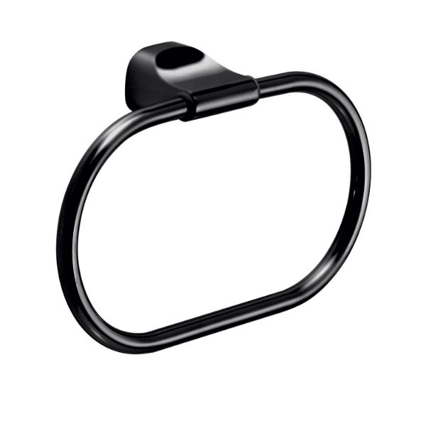 Picture of Towel ring st701400000 stelvio, gedy, wall mounted, black