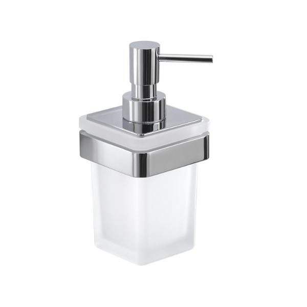 Picture of Soap dispenser a8811300000 samoa, gedy, crystal, wall mounted, chrome