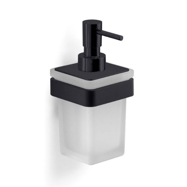 Picture of Soap dispenser a8811400000 samoa, gedy, crystal, wall mounted, black