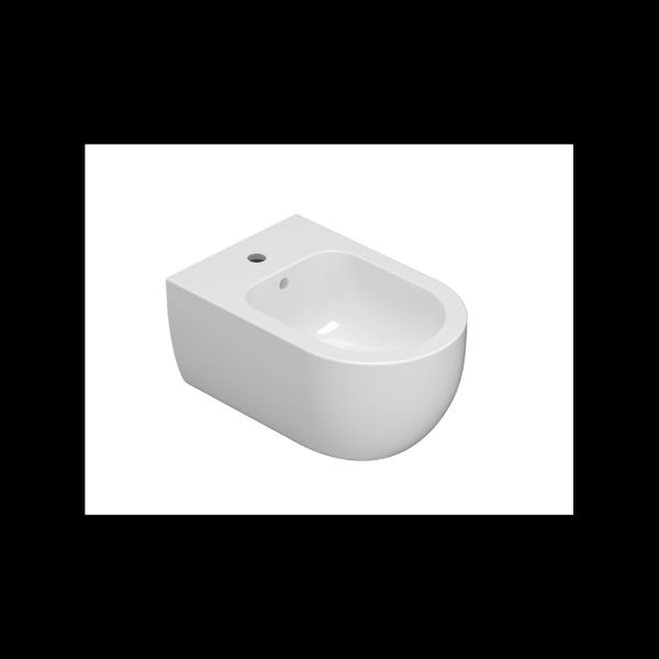 Picture of Wall-hung bidet mes09bi mode, globo, 53cm, fixing kit, space-saving, glossy white