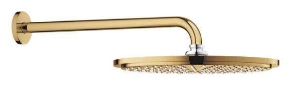 Picture of Head shower set 380mm 26066gl0 rainshower cosmopolitan 310, grohe, round, 9.5l, cool sunrise