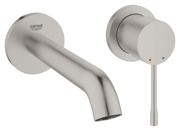 Picture of Basin mixer-wall mounted 19408dc1 essence new ohm, grohe, 5.7l, m size, 2-hole,  supersteel