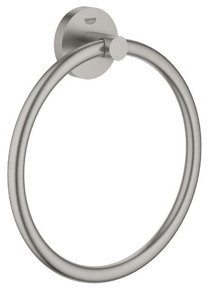 Picture of Towel ring 40365dc1 essentials, grohe, wall mounted, supersteel