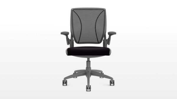 Picture of Task chair w11 diffrient world, humanscale, adjustable duron arms, kvadrat autumn 0131 color