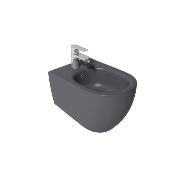 Picture of Wall-hung bidet 10nf41001 infinity, isvea, anthracite, 