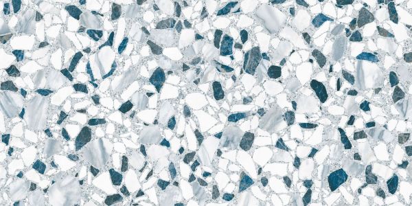 Picture of Floor tile charm blu, marble effect, matt, 60x120