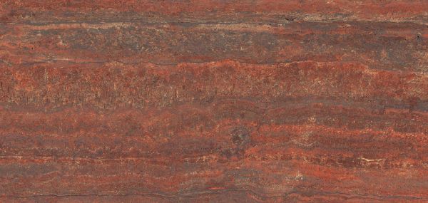 Picture of Floor tile travertino rosso vein cut, stone effect, matt, 60x120