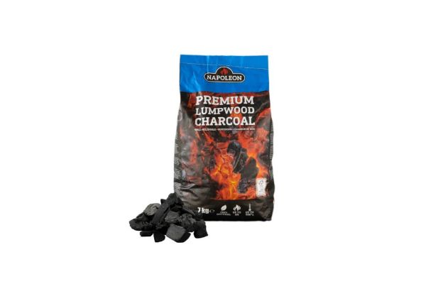 Picture of Natural hardwood charcoal, charcoal, black, 7 kg