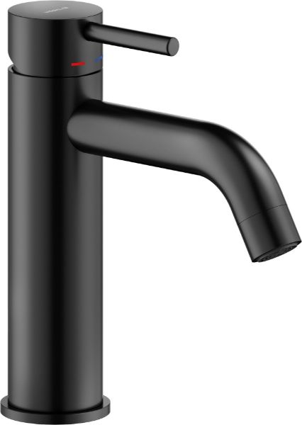 Picture of Single lever basin mixer lv00118/1bm live, nobili, velvet black
