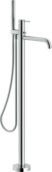 Picture of Single lever buthtub mixer we00180/tcr, nobili, for freestanding, 150cm hose, chrome