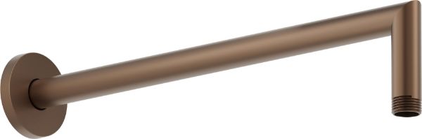 Picture of Shower arm ad138/44ta, nobili, 350mm, wall arm, round escutcheon, tabacco