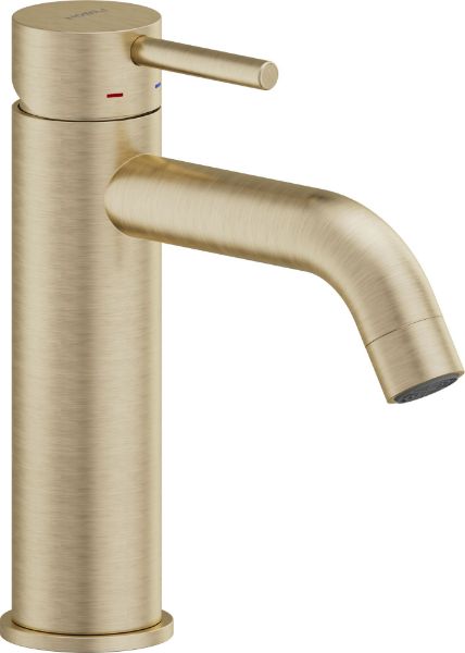 Picture of Single lever basin mixer lv00118/16cgp live, nobili, miele spazzolato pvd