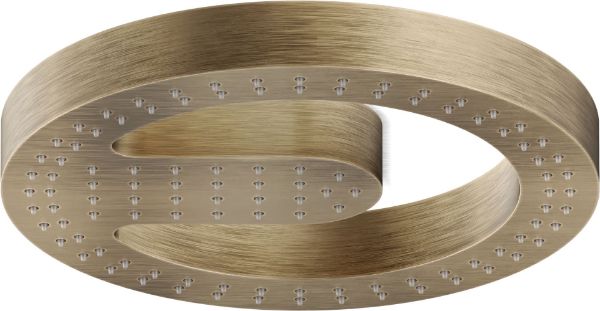 Picture of Shower head ad139/138sb, nobili, round, 290mm, caffe spazzolato