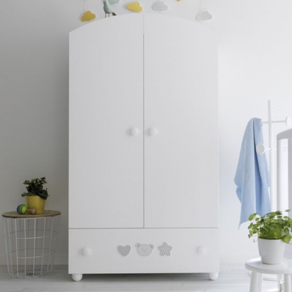 Picture of Wardrobe 0538birillo00 birillo, pali, 2 door, diemnsions 172x100x35cm, wood, white