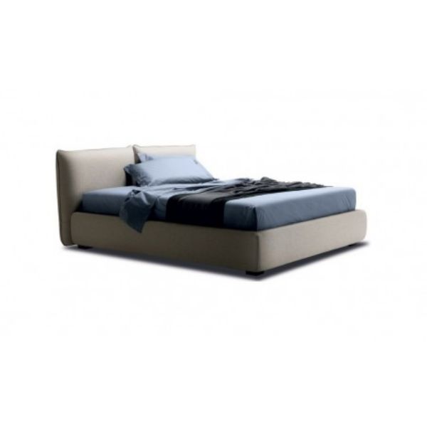 Picture of Bed mode120 modern, samoa, dimensions 200x120cm, with slate base, jazz 01 cat.a