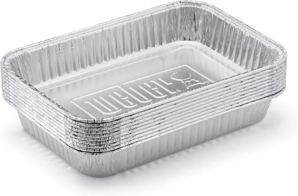 Picture of Weber 6415 aluminium tray, aluminium, silver, 22×15×6 cm