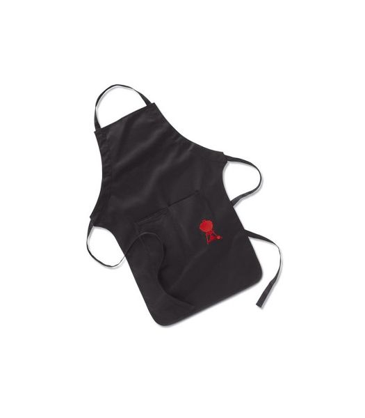 Picture of Weber unisex embroidered apron, cotton, black/red, one size