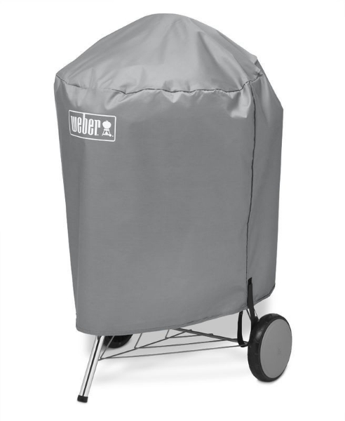 Picture of Cover weber 22" charcoal kettle grill, polyester, silver, 28.5×23.5×35