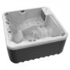 Picture of Hot tub wm00569 pluto p&p, wellis, 200x200x89cm, 956l, 16 led lights, 42 jets, sound system, 5 people, with wt00165-100 thermo cover, ice white