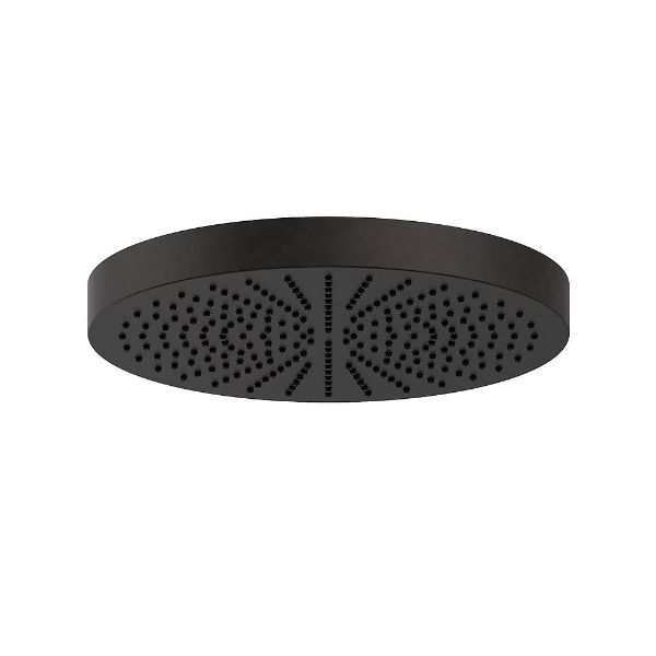 Picture of Rain showerhead 86138142, fantini, round, 24cm, matt black