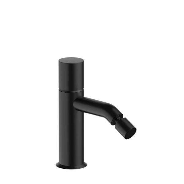 Picture of Single-hole bidet mixer 5013e908f nostromo, fantini, cylindrical handle, without lever, matt black