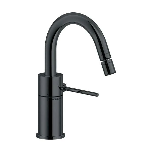 Picture of Single lever bidet mixer ve125139/2flp velis, nobili, energy saving system, diamond smoke pvd
