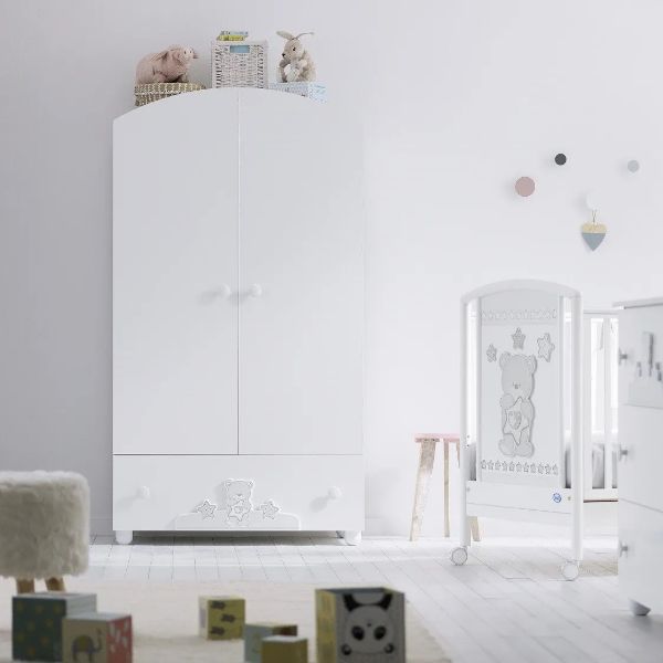 Picture of Wardrobe 0538birba birba, pali, 2 door, , dimensions 179x100x52cm, hdf, white