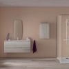Picture of Mirror 125527 longo, royo, 100cm, rectangular 4mm glass with rounded edges, wooden rear, copper