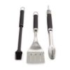 Picture of Weber premium barbecue utensils set, 3 pieces, stainless steel, silver, 5.4 × 22.9 × 57.8 cm