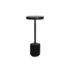 Picture of Table lamp, minimalist, steel+black travertine+aluminium finish:bz(s-016) light source:led 3000k 12w, φ18*h43cm